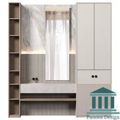 روشویی کابینتی و دیزاین حمام کد 30281