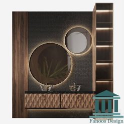 روشویی کابینتی و دیزاین حمام کد 30280
