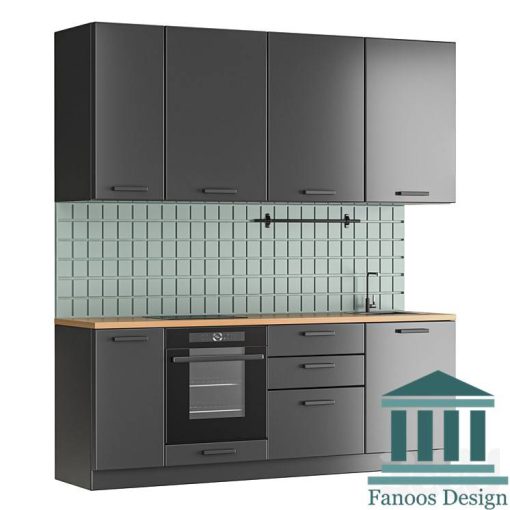 کابینت آشپزخانه سبک مینمال کد 30397 - Image 3