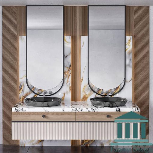 روشویی کابینتی و دیزاین حمام کد 30278