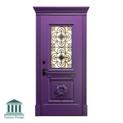 درب اتاقی شیشه خور کلاسیک کد 30945 20 درب لابی شیشه خور کلاسیک کد 30945