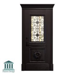 درب اتاقی شیشه خور کلاسیک کد 30945 28 درب لابی شیشه خور کلاسیک کد 30945