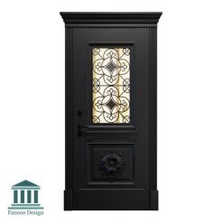 درب اتاقی شیشه خور کلاسیک کد 30945 26 درب لابی شیشه خور کلاسیک کد 30945
