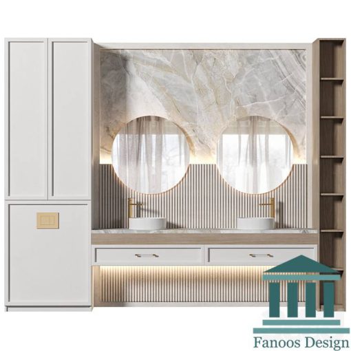 روشویی کابینتی و دیزاین حمام کد 30275