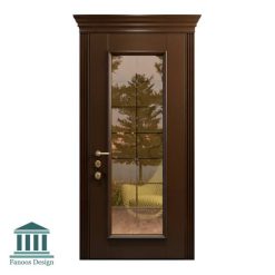 درب اتاق نشیمن کلاسیک چوبی شیشه خور کد 30950 47 716 | فانوس دیزاین تولید کننده انواع درب اتاق ، ضد سرقت، درب ورودی و ضد آل
