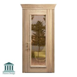 سبد خرید 14 درب اتاق نشیمن کلاسیک چوبی شیشه خور کد 30950