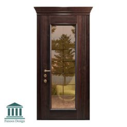 درب اتاق نشیمن کلاسیک چوبی شیشه خور کد 30950 33 726 | فانوس دیزاین تولید کننده انواع درب اتاق ، ضد سرقت، درب ورودی و ضد آل
