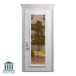 درب اتاق نشیمن کلاسیک چوبی شیشه خور کد 30950 35 728 | فانوس دیزاین تولید کننده انواع درب اتاق ، ضد سرقت، درب ورودی و ضد آل