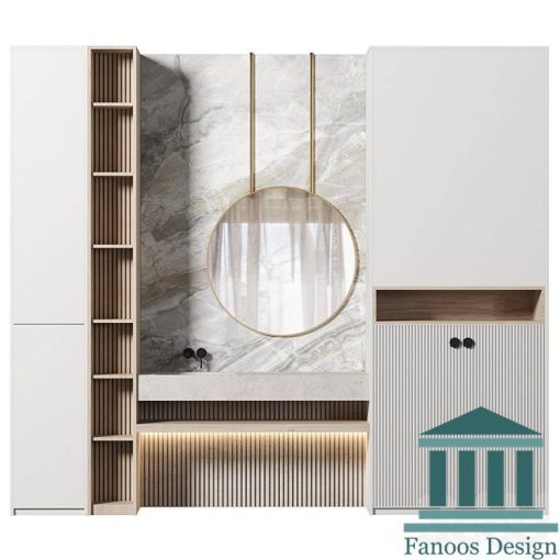 روشویی کابینتی و دیزاین حمام کد 30273