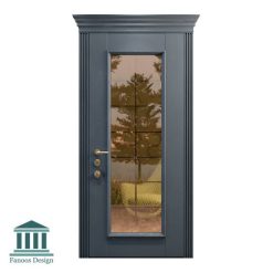 درب اتاق نشیمن کلاسیک چوبی شیشه خور کد 30950 30 731 | فانوس دیزاین تولید کننده انواع درب اتاق ، ضد سرقت، درب ورودی و ضد آل
