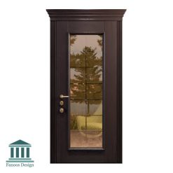 درب اتاق نشیمن کلاسیک چوبی شیشه خور کد 30950 29 732 | فانوس دیزاین تولید کننده انواع درب اتاق ، ضد سرقت، درب ورودی و ضد آل