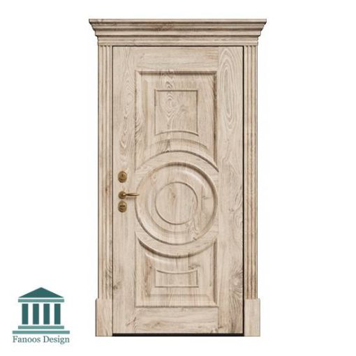 درب کلاسیک چوبی برجسته کد 30949 - Image 3