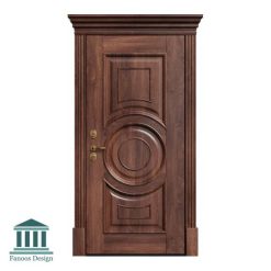 درب کلاسیک چوبی برجسته کد 30949 12 740 | فانوس دیزاین تولید کننده انواع درب اتاق ، ضد سرقت، درب ورودی و ضد آل