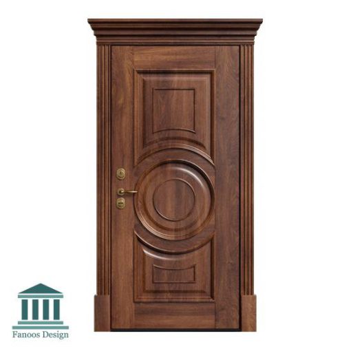 درب کلاسیک چوبی برجسته کد 30949 - Image 6