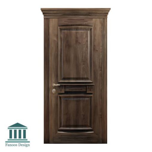 درب چوبی برجسته کلاسیک کد 30948 - Image 18