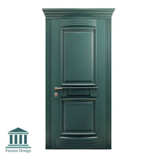 درب چوبی برجسته کلاسیک کد 30948 - Image 16