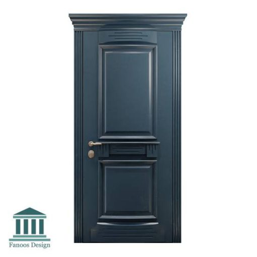 درب چوبی برجسته کلاسیک کد 30948 - Image 13