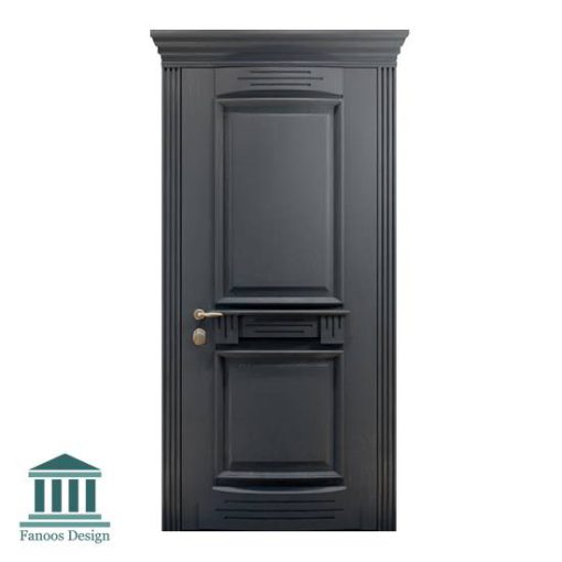 درب چوبی برجسته کلاسیک کد 30948 - Image 8