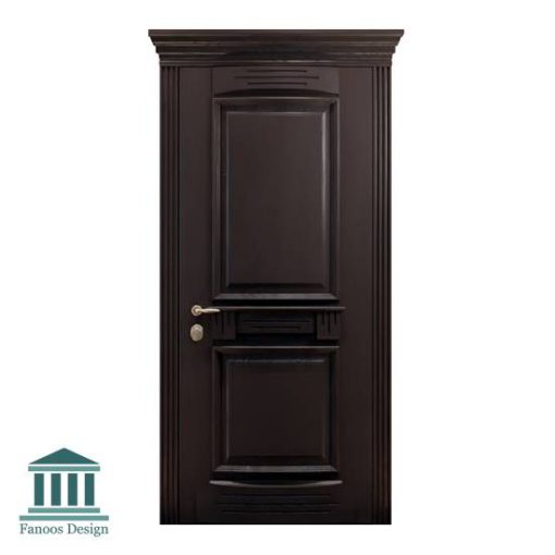درب چوبی برجسته کلاسیک کد 30948 - Image 9