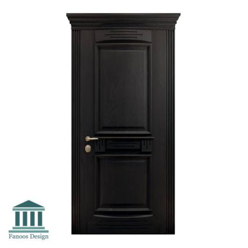 درب چوبی برجسته کلاسیک کد 30948 - Image 11