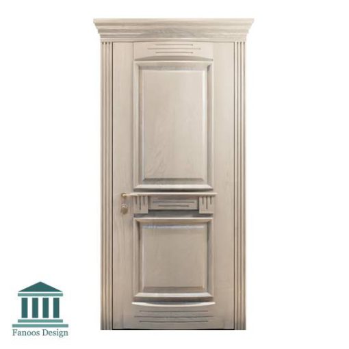 درب چوبی برجسته کلاسیک کد 30948 - Image 4