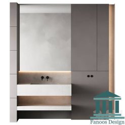 روشویی کابینتی و دیزاین حمام کد 30296