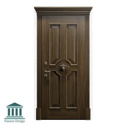 درب نفررو لابی چوبی کلاسیک کد 30947