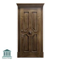 درب نفررو لابی چوبی کلاسیک کد 30947