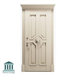 درب نفررو لابی چوبی کلاسیک کد 30947