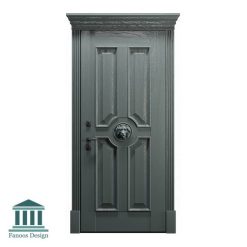 درب نفررو لابی چوبی کلاسیک کد 30947