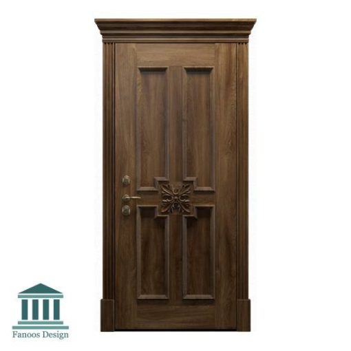 درب نفررو لابی چوبی کلاسیک کد 30947