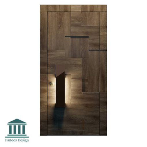 درب چوبی اتاق مدرن چوبی کد 30953 - Image 19