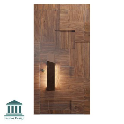 درب چوبی اتاق مدرن چوبی کد 30953 - Image 16