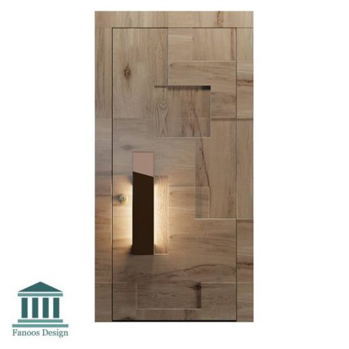 درب چوبی اتاق مدرن چوبی کد 30953 - Image 8