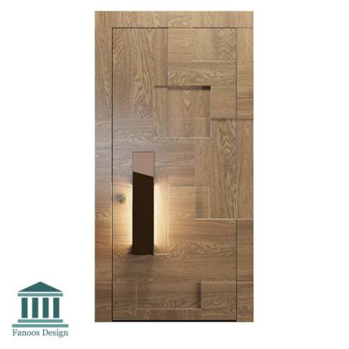درب چوبی اتاق مدرن چوبی کد 30953 - Image 11