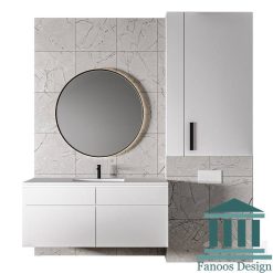 روشویی کابینتی و دیزاین حمام کد 30303
