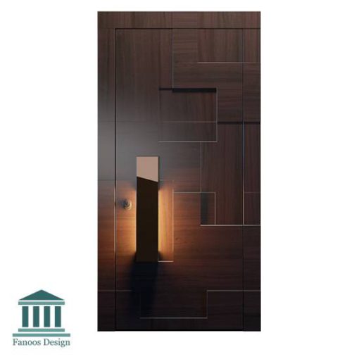 درب چوبی اتاق مدرن چوبی کد 30953 - Image 13