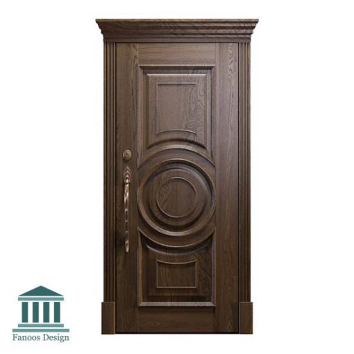 درب چوبی اتاق کلاسیک چوبی  کد 30952 - Image 3