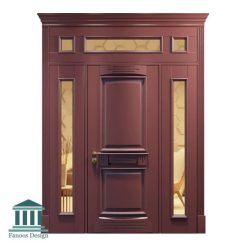 درب ورودی طرح کلاسیک اروپایی با رنگ پوششی کد 30959 39 921 | فانوس دیزاین تولید کننده انواع درب اتاق ، ضد سرقت، درب ورودی و ضد آل
