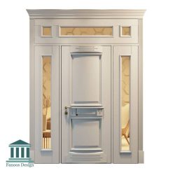 درب ورودی طرح کلاسیک اروپایی با رنگ پوششی کد 30959 33 931 | فانوس دیزاین تولید کننده انواع درب اتاق ، ضد سرقت، درب ورودی و ضد آل