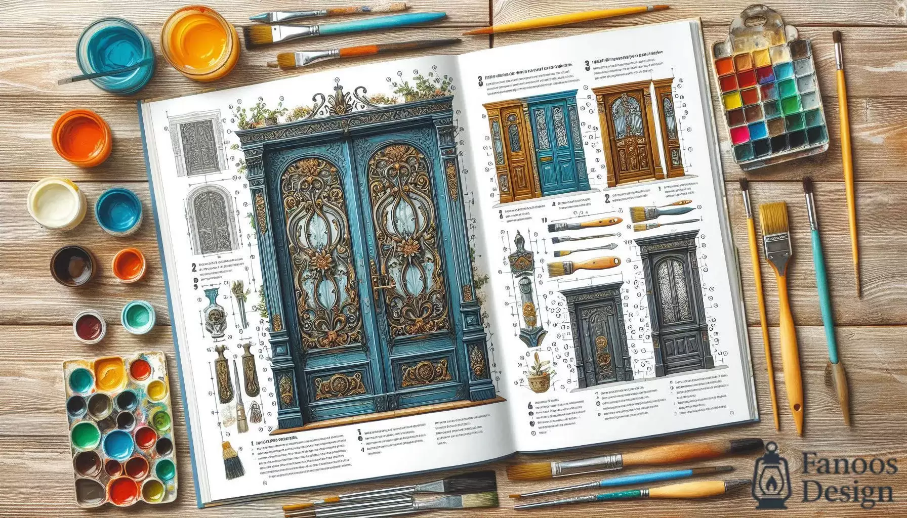 راهنمای کامل رنگ آمیزی دربهای آهنی 11 راهنمای کامل رنگ آمیزی دربهای آهنی