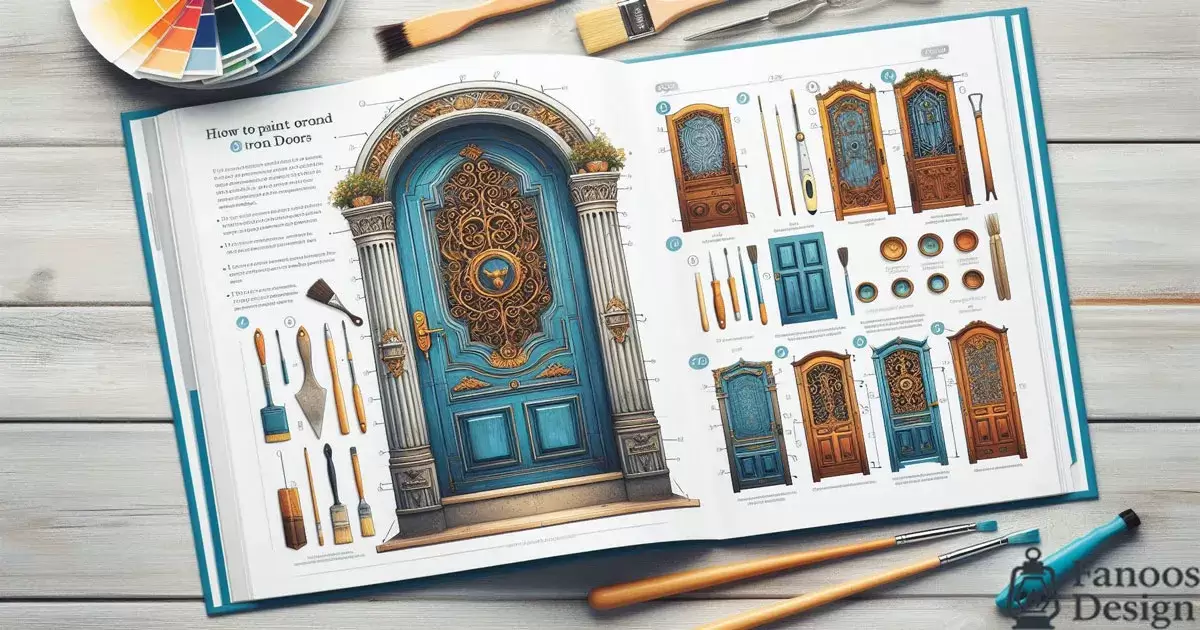 راهنمای کامل رنگ آمیزی درب‌های آهنی