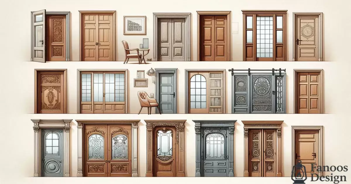 Types and features of interior building doors | فانوس دیزاین تولید کننده انواع درب اتاق ، ضد سرقت، درب ورودی و ضد آل