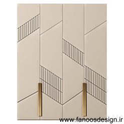 کمد دیواری MDF مدرن کد 0126