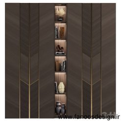 سبد خرید 21 کمد دیواری کشو دار کد 0127