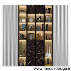 سبد خرید 5 کمد دیواری ام دی اف ابزار خور ریلی کد 0118
