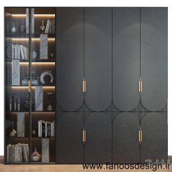 کمد دیواری با رنگ پلی اورتان کد 0123