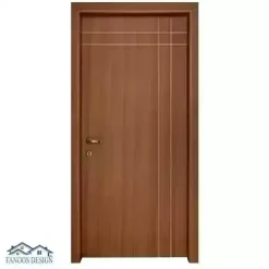 درب پلی وود ضد آب CNC ساده کد 30396