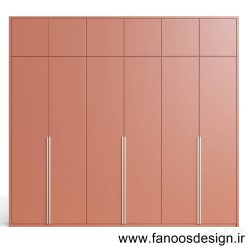 کمد دیواری کلاسیک با رنگ پوششی کد 0103