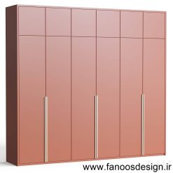 کمد دیواری کلاسیک با رنگ پوششی کد 0103